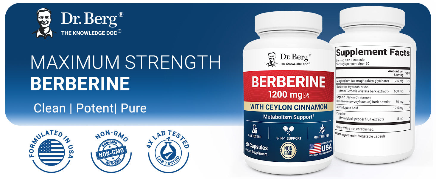 Dr. Berg Berberine Maximum Strength